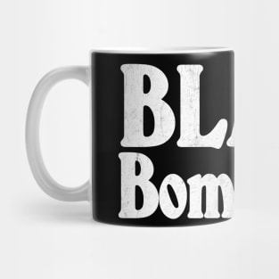 Black Bombshell //// Retro Typography Design Mug